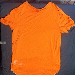 lululemon athletica Orange Short Sleeve Tee